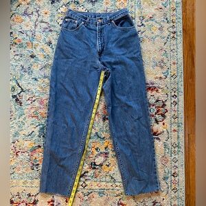 high waisted jeans 90s vintage Chic denim tapered jeans